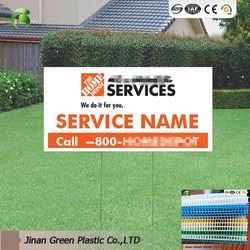 Printed Pp Corrugated Plastic Poster Board